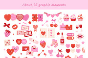 Happy Valentine`s Day, a Seasonal Illustration by Creative Gallery (Thumbnail 6 of 8)