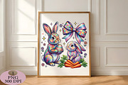 Coquette Easter Bunny PNG, an Illustration by Daily.Designs (Thumbnail 5 of 5)