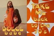 Juniper Lane Retro Font Bubble Sans, a Sans Serif Font by TD fonts (Thumbnail 2 of 11)
