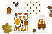 AUTUMN STORY Graphics Collection, an Animal Illustration by Katerina Osa (Thumbnail 2 of 15)
