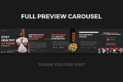 Instagram coach carousel - fitness, a Social Media Template by rivatxfz (Thumbnail 3 of 3)