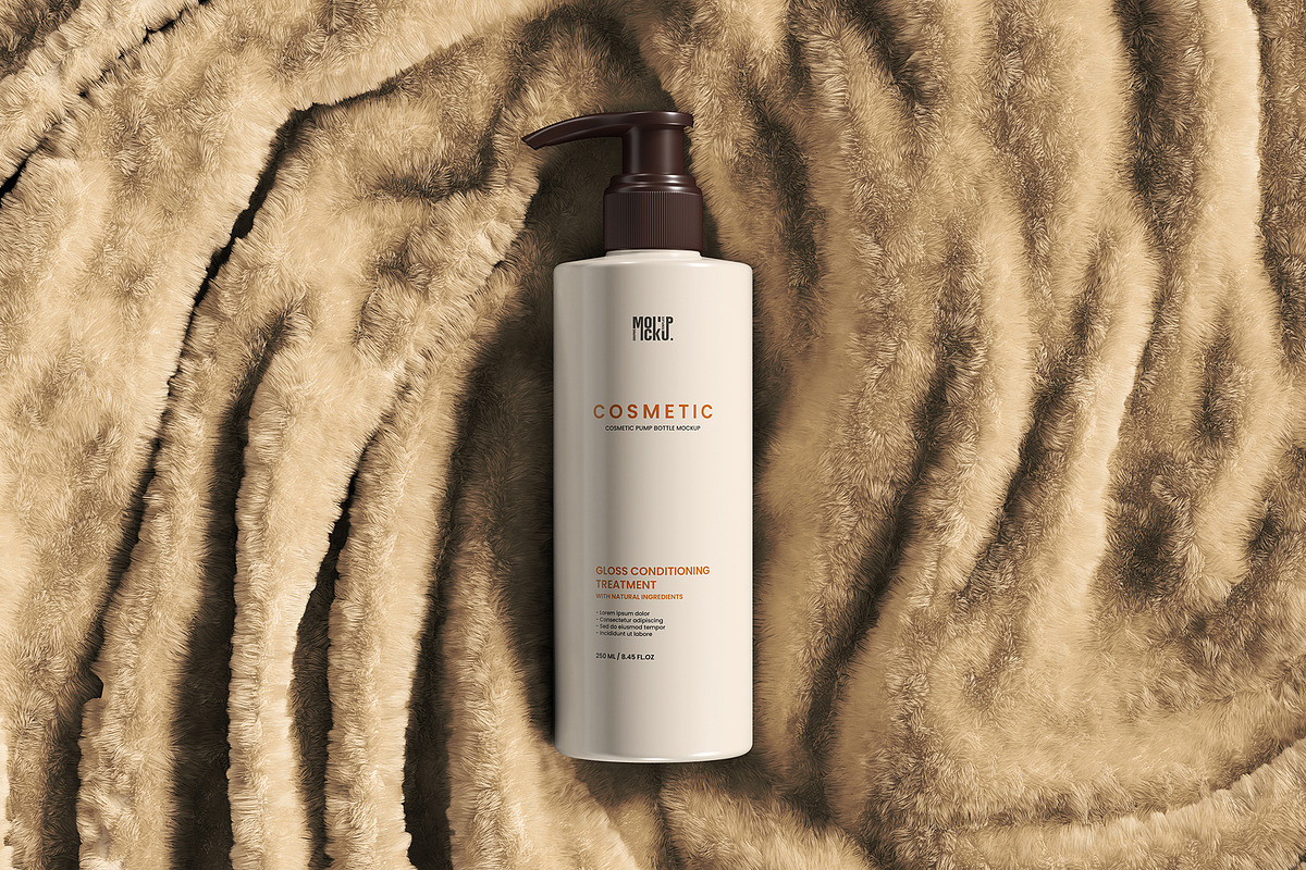 Cosmetic Pump Bottle Mockup Design, a Packaging Mockup by Artnivora.Std (Photo 3 of 6)