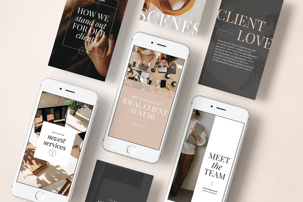 Modern Minimalist Social Templates, a Social Media Template by HeyloCreative (Photo 2 of 2)