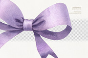 Bows Ribbons Watercolor Set, a Decorative Illustration by YarovaArt (Thumbnail 5 of 7)