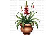 Potted Gothic Plants, a Decorative Illustration by Bloom Craft Creations (Thumbnail 2 of 12)