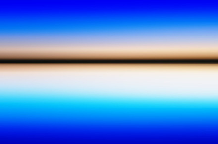 Abstract ocean horizon line bokeh backdrop