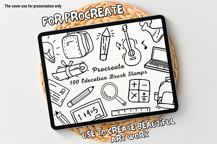 100 Education Procreate Stamps