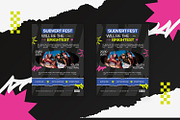 Subvert Fest - Flyer Template, a Flyer Template by StreaksideStd (Thumbnail 2 of 3)