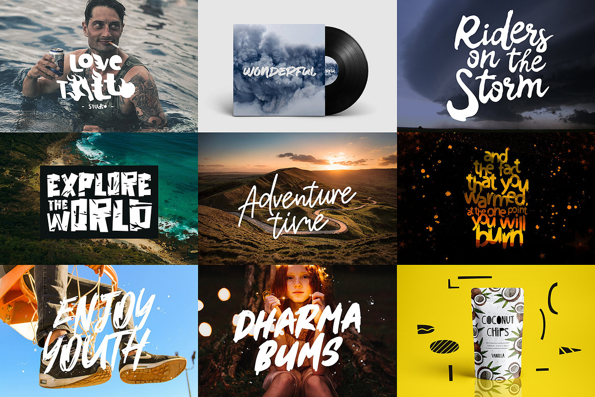Super Bundle 51 Fonts, a Handwritten Font by chekart (Photo 10 of 10)