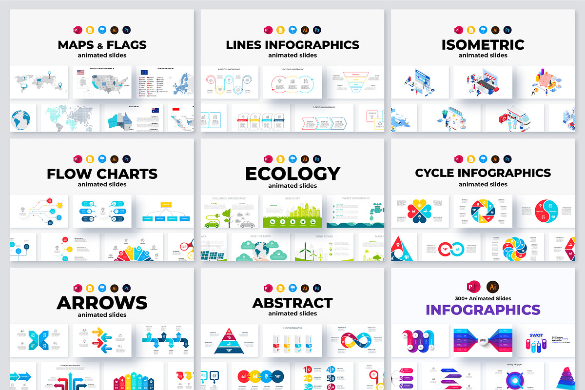 Massive Animated PowerPoint Bundle, a Presentation Template by Abert (Photo 10 of 24)