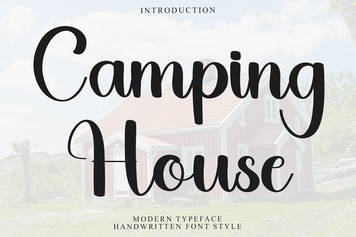 Camping House, a Handwritten Font by InermediaSTUDIO (Photo 3 of 8)