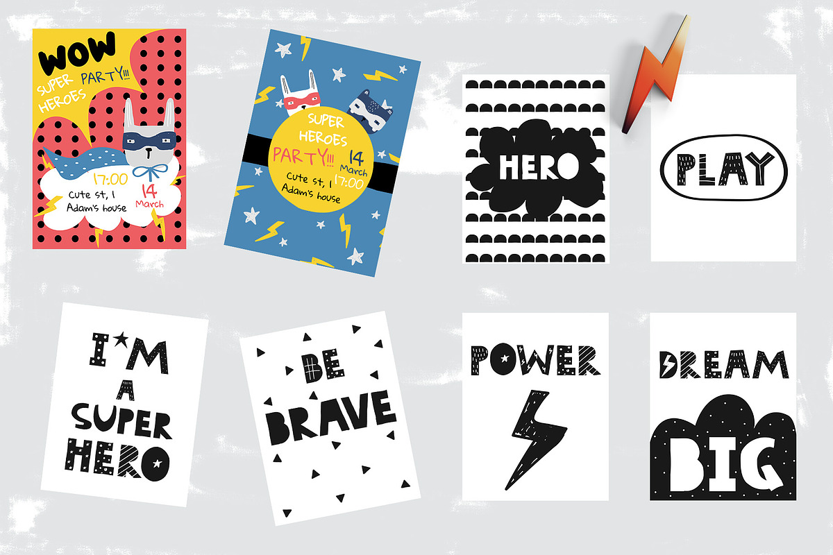 Party for superheroes, an Animal Illustration by Viktoria Siarova (Photo 4 of 8)