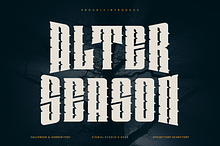 Alter Season - Horror Halloween Font
