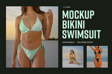 7 Beach Bikini Mockups, a Bottom Mockup by Grow Design Craft Studio