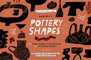 POTTERY SHAPES | HAND DRAWN CLIPART, a Decorative Illustration by Favete Art (Thumbnail 1 of 23)