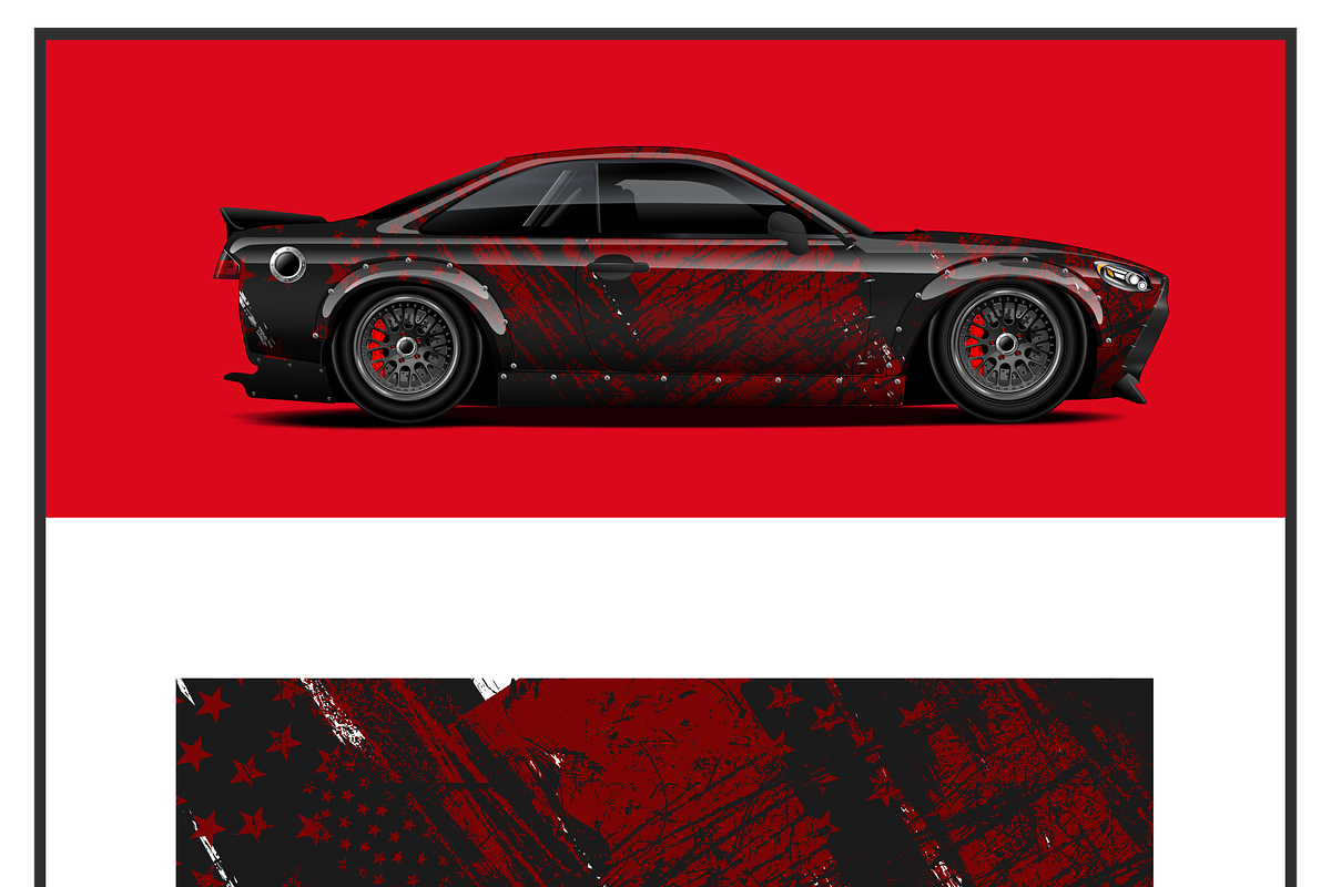 Dynamic Car Wrap Design, an Object Illustration by CarWrap design (Photo 2 of 3)