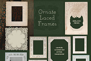 Emboss Lace Frames & Vintage Paper, an Object Graphic by Laras Wonderland (Thumbnail 11 of 21)