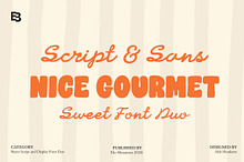 Nice Gourmet; Font Duo
