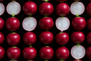 Fresh red radishes, a Food & Drink Photo by professorinc