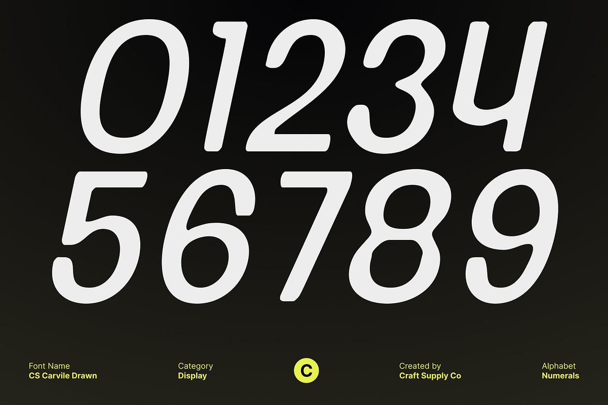 CS Carvile Drawn, a Sans Serif Font by Craft Supply Co. (Photo 3 of 8)