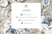 PEONIES floral seamless patterns, a Pattern Graphic by Lisima (Thumbnail 13 of 14)