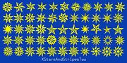 XStarsAndStripes, a Symbol Font by Ingrimayne Type (Thumbnail 5 of 5)
