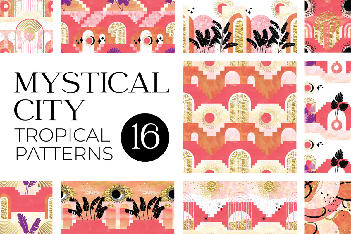 Abstract Mystery City Bundle, an Object Graphic by Julie&Taily (Photo 11 of 20)