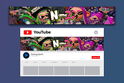 YouTube Gaming Banners Set 2, a Social Media Template by Lordsse (Thumbnail 4 of 5)