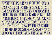 Ancestral Heritage - Distorted Font, a Serif Font by 177Studio (Thumbnail 8 of 8)