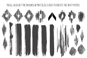 Ikat Papers & Photoshop Brushes, a Pattern Graphic by Colors on Paper (Thumbnail 5 of 5)