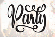 Party | Script Font, a Handwritten Font by Scratchones (Thumbnail 1 of 9)