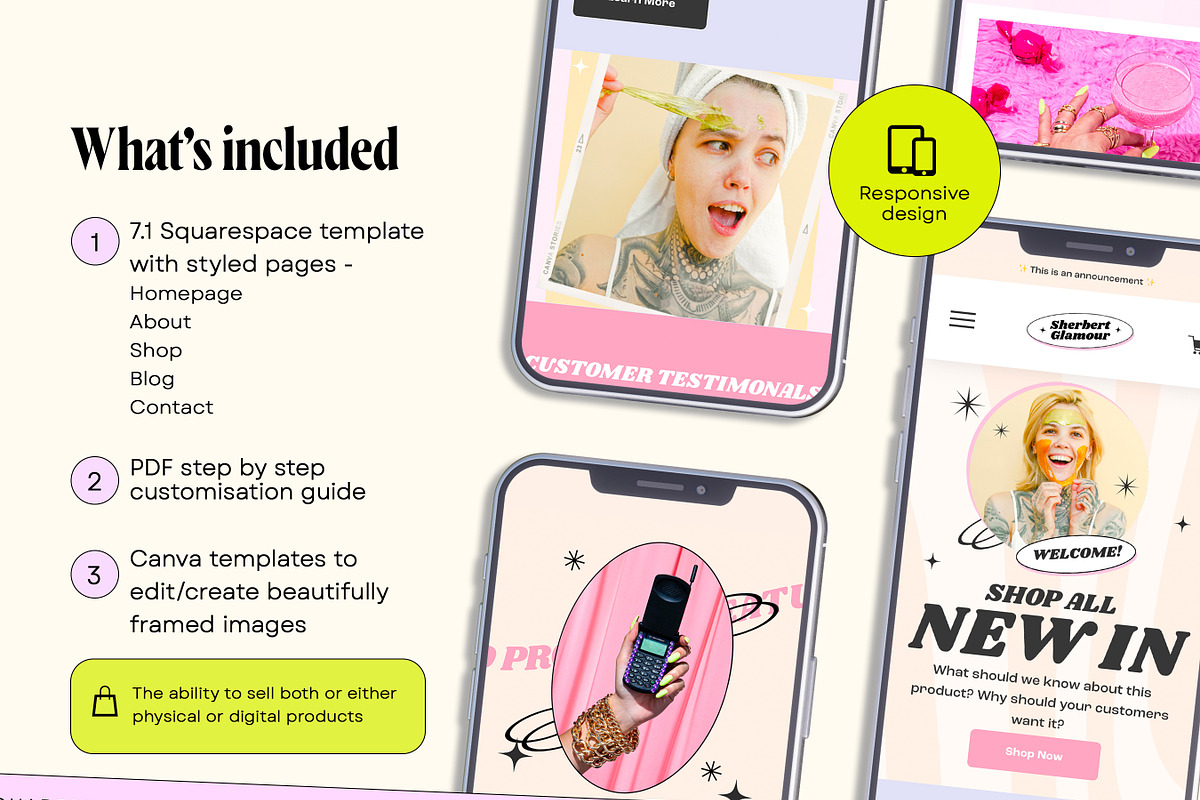Beauty Squarespace 7.1 Ecommerce, a Squarespace Template by Template Twist Shop (Photo 4 of 10)