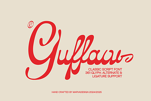 Guffaw - Classic Script Font