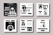 Minimal Fashion Social Media Design, a Social Media Template by MightyDesign (Thumbnail 1 of 8)