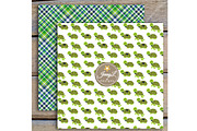 Turtle Boy Digital papers & Clipart, a Pattern Graphic by JennyL Designs (Thumbnail 4 of 6)