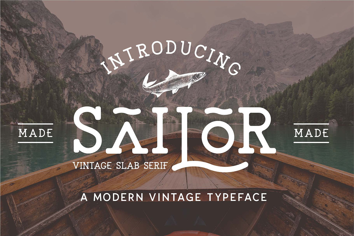 The Sailor Typeface, a Slab Serif Font by Kaligra.co (Photo 15 of 15)
