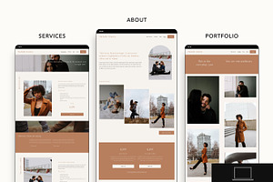 Squarespace 7.1 Template: Michelle