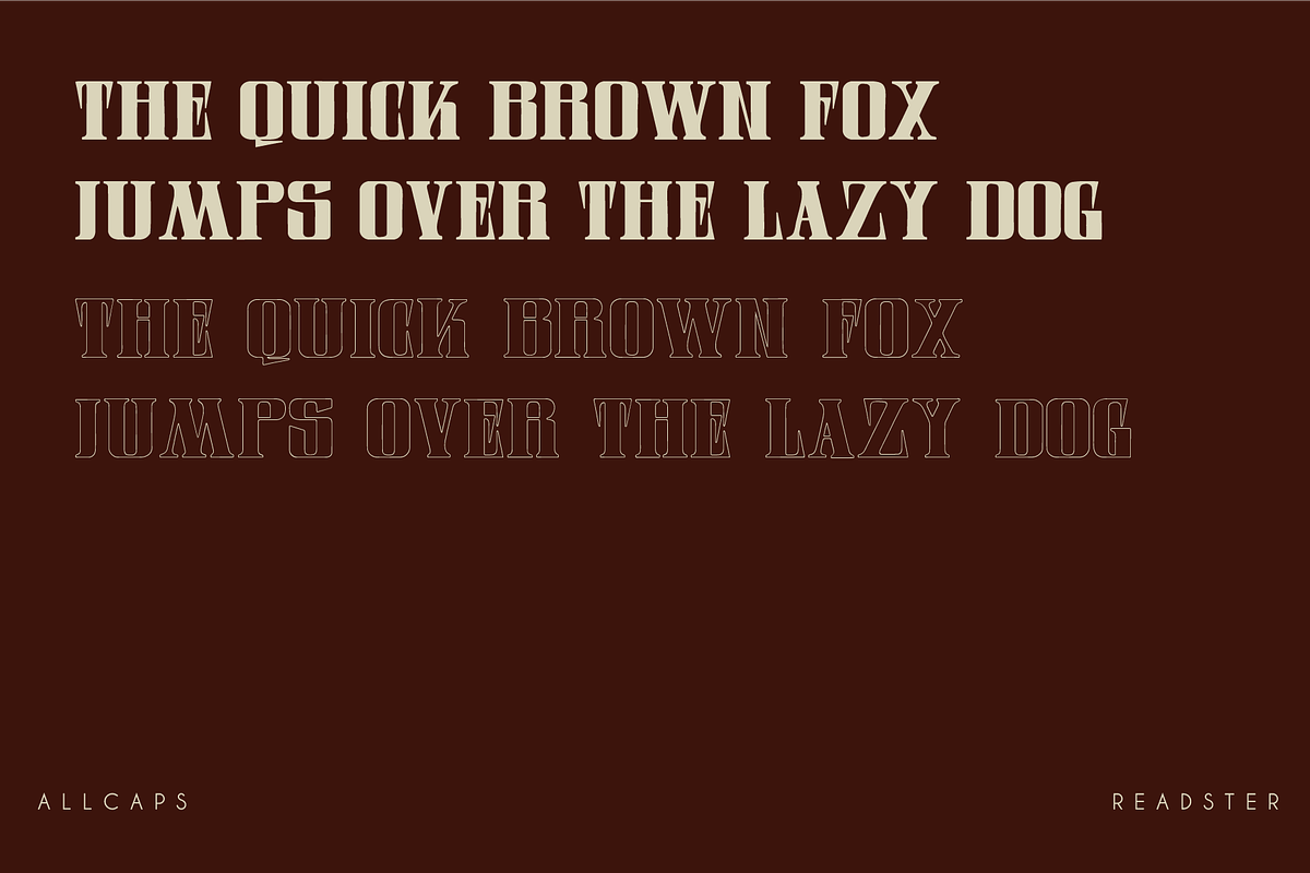 READSTER - Vintage Serif Font, a Handwritten Font by Rightwheels (Photo 2 of 9)