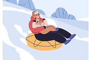 People doing winter sports set, a Sport Illustration by Good Studio (Thumbnail 3 of 5)