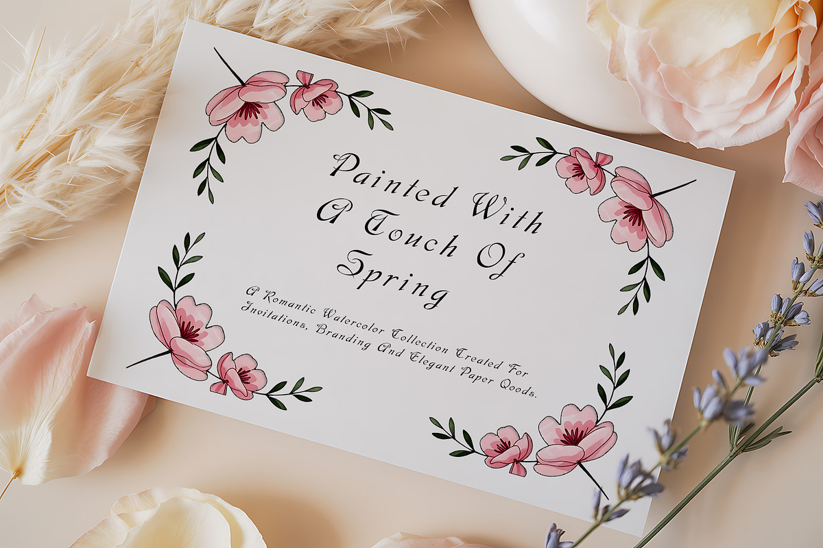 Boho Watercolor Floral Clipart Set, a Decorative Illustration by ForhadGFX (Photo 2 of 12)