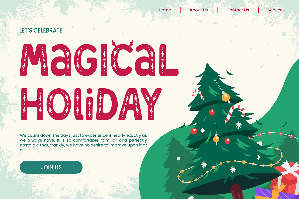 DT Forest Crystal - Christmas font, a Symbol Font by Dryy.type (Photo 6 of 8)