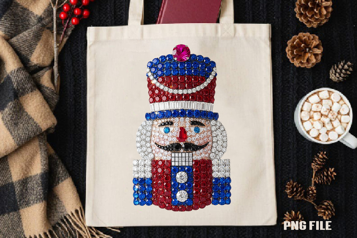 Sparkly Crystal Christmas Nutcracker, an Illustration by DreamCafeArt (Photo 4 of 4)