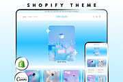 Gradient Blue Shopify Theme, a Shopify Template by PLANETSEL (Thumbnail 1 of 6)