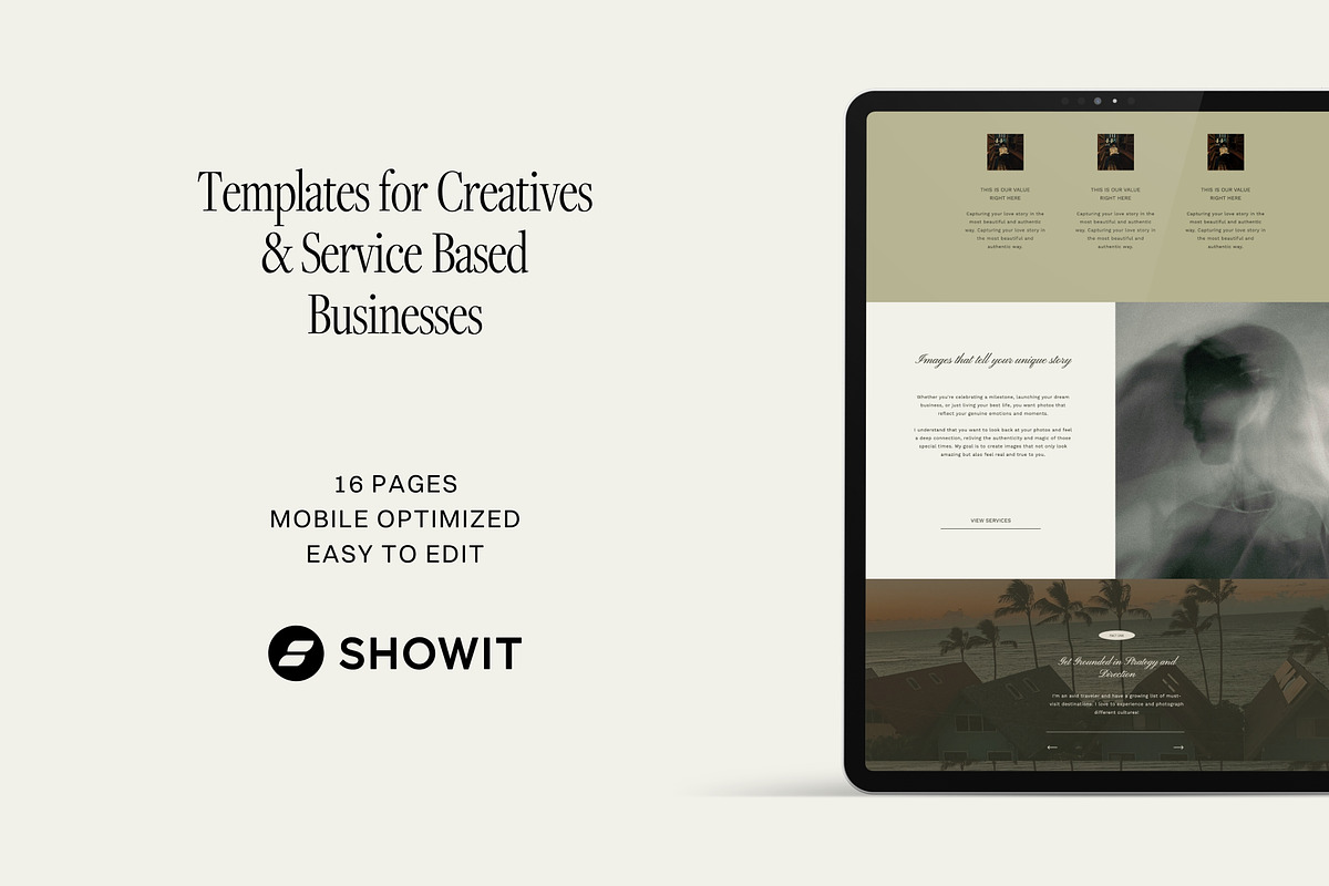 Showit Website Template | Ophelia, a Websites & App Template by Ladyfang Creative (Photo 2 of 7)
