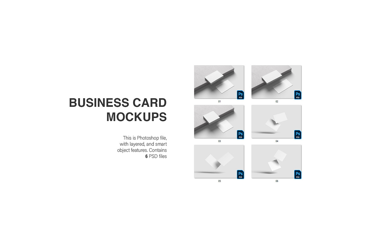 Business Card Set Mockups, an Advertising Mockup by graphiccrew (Photo 10 of 10)