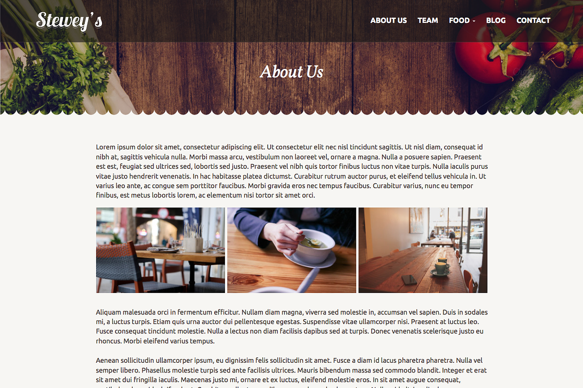 Stewey's - best for bar & restaurant, a WordPress Template by bozekmichal (Photo 2 of 4)
