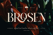 Brosen || Modern Classy Serif Font, a Serif Font by Ermedia Studio (Thumbnail 1 of 10)
