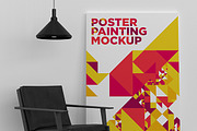 Poster Painting MockUp 010, a Print Template by Traint (Thumbnail 1 of 2)