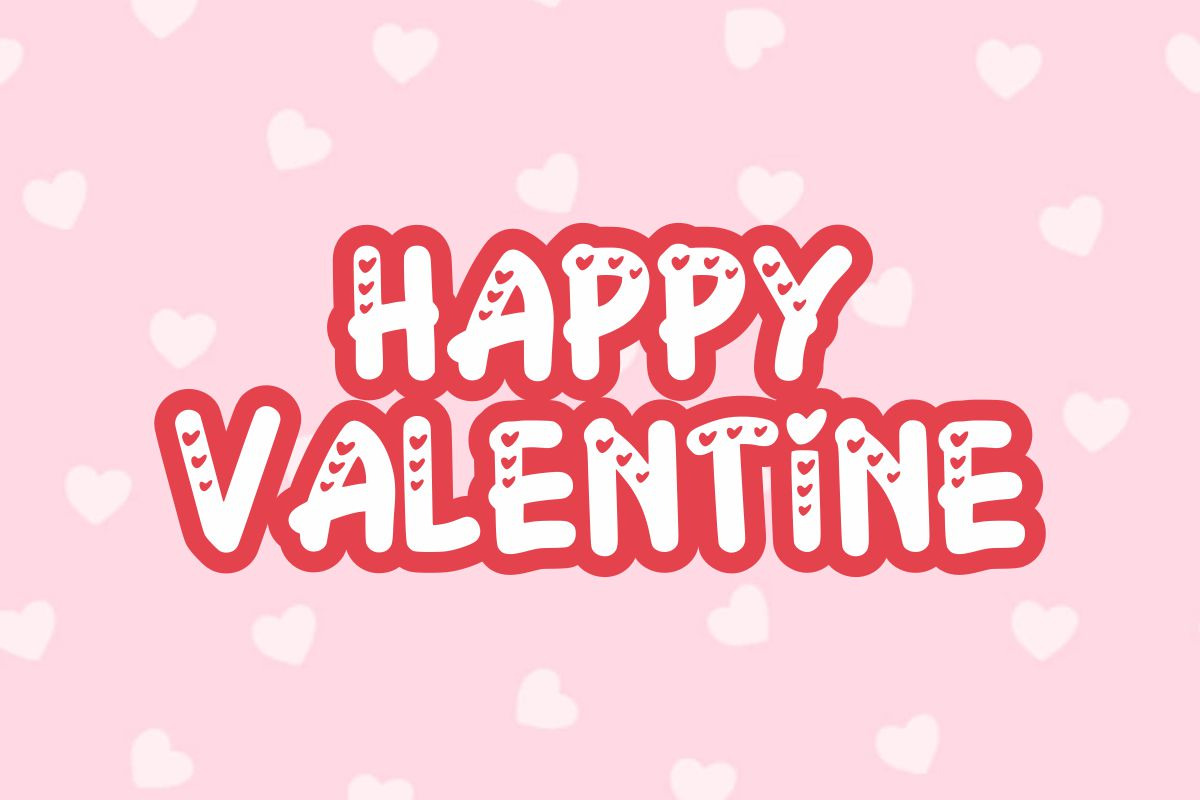 LOVELY VALENTINE, a Sans Serif Font by Fourteen Letter (Photo 7 of 8)