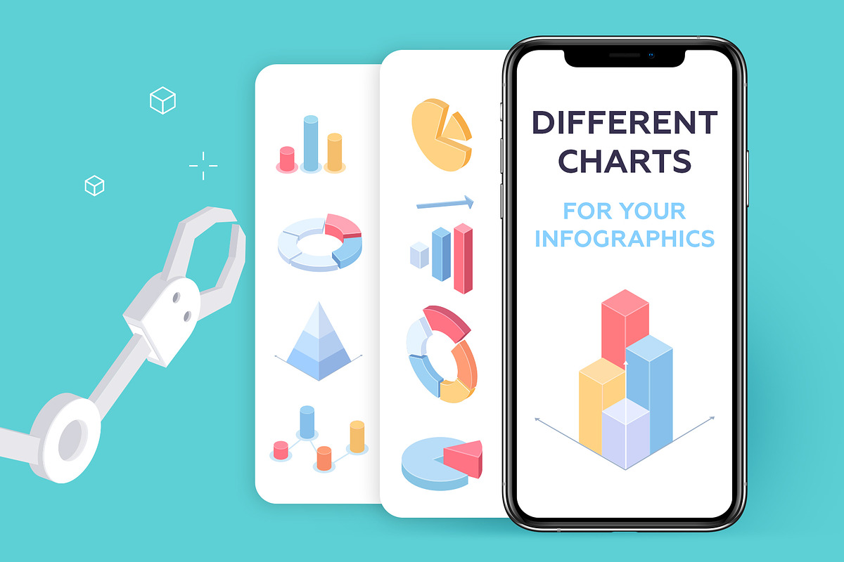 Isometric icons for business, an Outline Icon by Boyko Pictures (Photo 5 of 8)